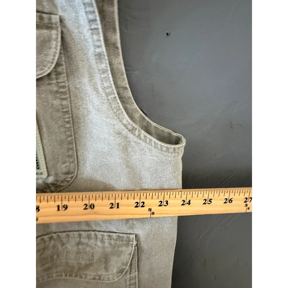 Thomas Cook Australian Adventure Men L Khaki Cotton Utility Fishing Vest Outdoor